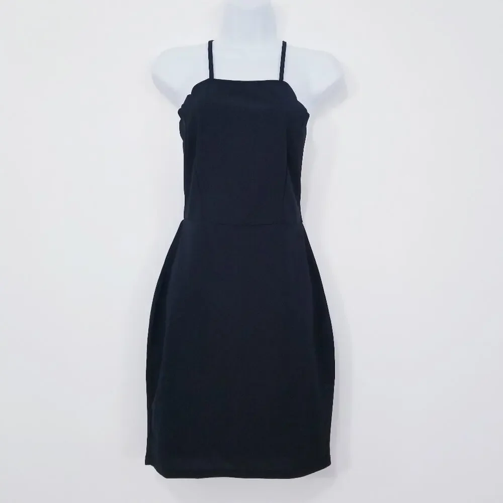shein date night dress Shein Womens Bridgerton Solid Color Ruffle Hem Sleeveless Cami Dress Summer Date  Night Dress  Price 